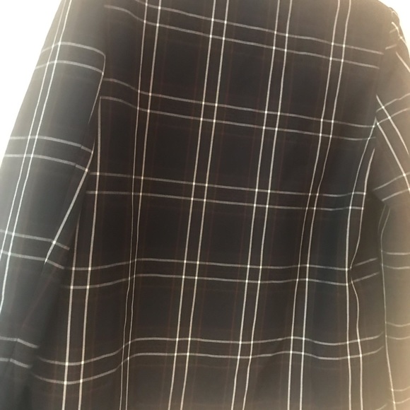 Sunday best oversized vest bleu marine à carreaux blancs rouges - Picture 8 of 8